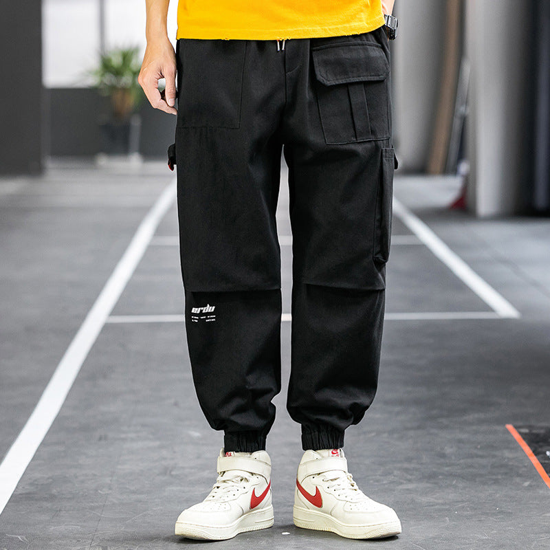 Men's Spring and Autumn Large Size Retro Sports Trousers Loose Men's Casual Pants Men Cargo Pant