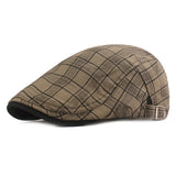 Scally Cap Checked Cloth Beret