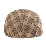 Scally Cap Checked Cloth Beret