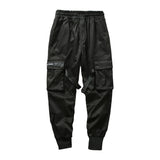 Spring and Summer Men's Large Size Retro Sports Trousers Ribbon Ribbon Exercise Casual Men's Clothes Trousers Men Pants
