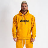 Gyms Fitness Men Sports Hoodie Bodybuilding Workout Jogging Men's Athletic Sweatshirts Sports Jacket Men's Casual Running Basketball Loose Pullover Hooded Sweater