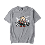 Anime Tshirts Aesthetic Men's Shirt Men's Short Sleeve Short T-shirt Casual Loose Polot Shirt Top Men