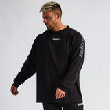 Gyms Fitness Men Sports Hoodie Bodybuilding Workout Jogging Men's Athletic Sweatshirts Casual round Spring and Autumn Loose Breathable Training Workout Long Sleeve Base Shirt