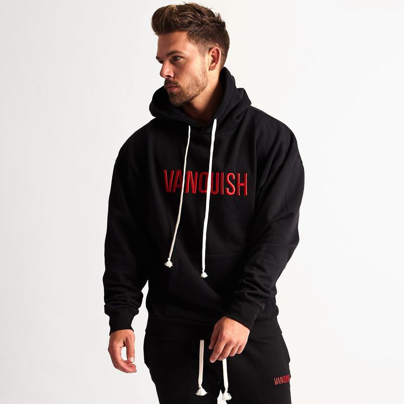 Gyms Fitness Men Sports Hoodie Bodybuilding Workout Jogging Men's Athletic Sweatshirts Sports Jacket Men's Casual Running Basketball Loose Pullover Hooded Sweater