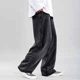 Men's plus Size Retro Sports Trousers Loose Casual Men's Clothing Men Pants