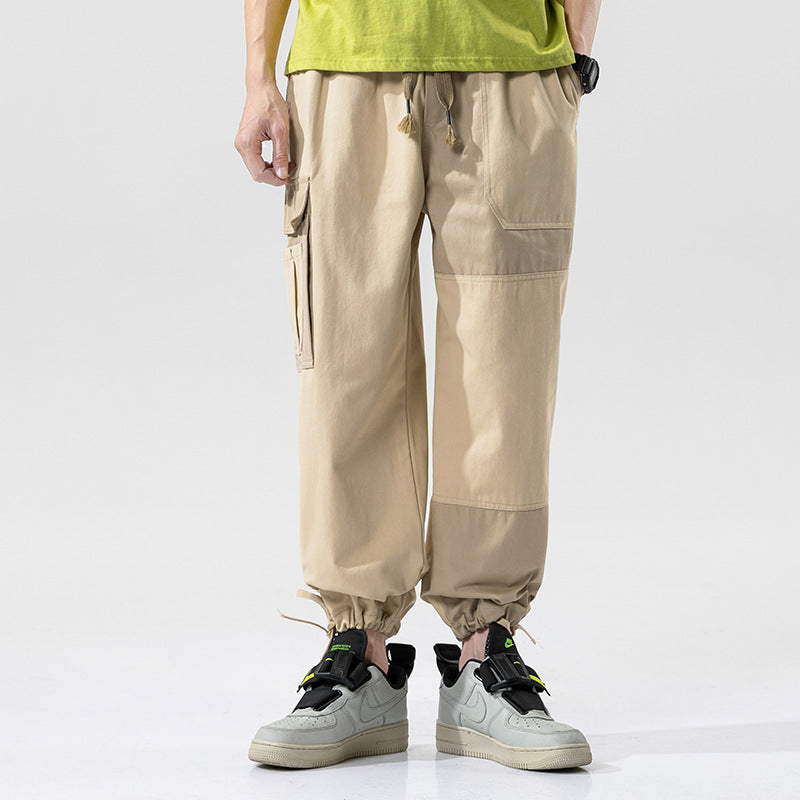 Men's Spring and Autumn Large Size Retro Sports Loose Men's Casual Pants Men Cargo Pant