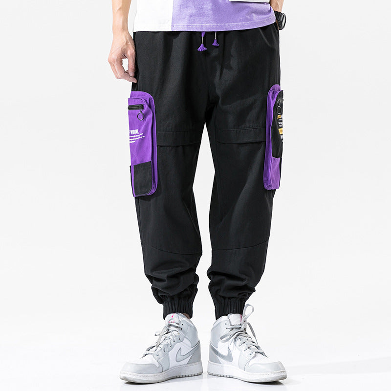 Men's Spring and Autumn Large Size Retro Sports Trousers Loose Men's Casual Pants Men Cargo Pant