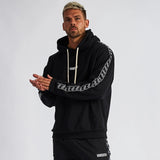 Gyms Fitness Men's Sports Hoodie Bodybuilding Workout Jogging Men's Athletic Sweatshirts Men's Pullover Hooded Sweatshirt Outdoor Running Sports Casual Jacket Loose Sweater