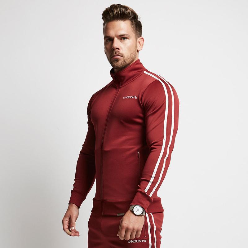 Gyms Fitness Mens Sports Hoodie Bodybuilding Workout Jogging Men's Athletic Sweatshirts Striped Jacket Slim Fit Running Sports and Leisure Sweater Men's Top Sportswear