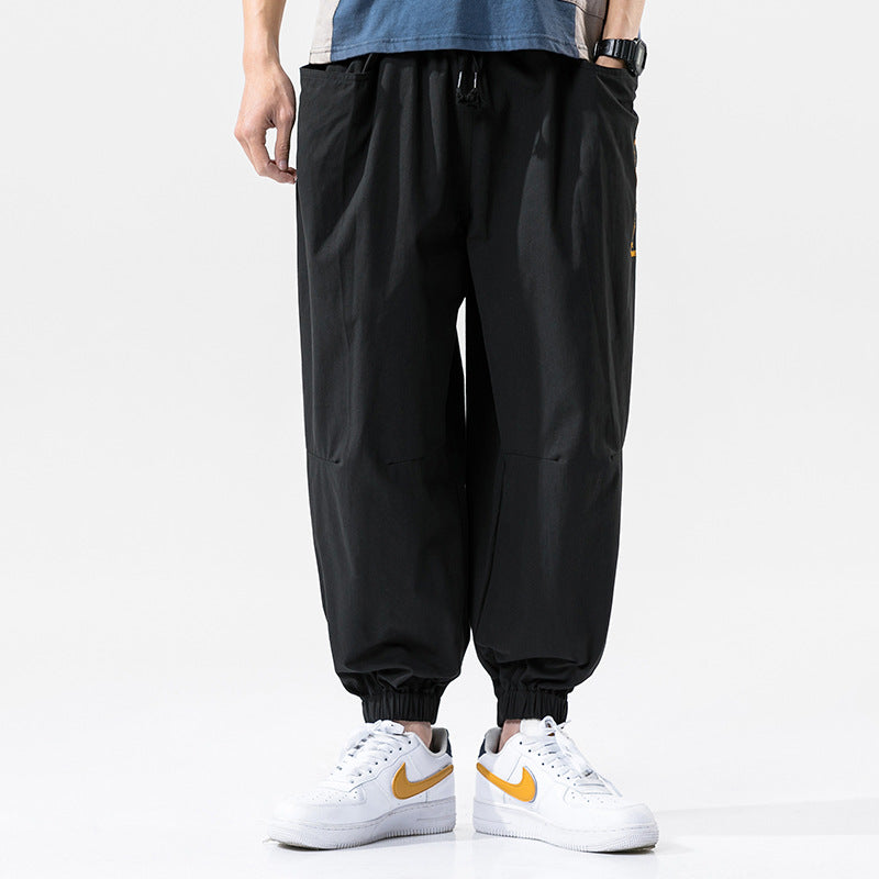 Men's Spring plus Size Retro Sports Trousers Loose Casual Pants Men's Men Cargo Pant