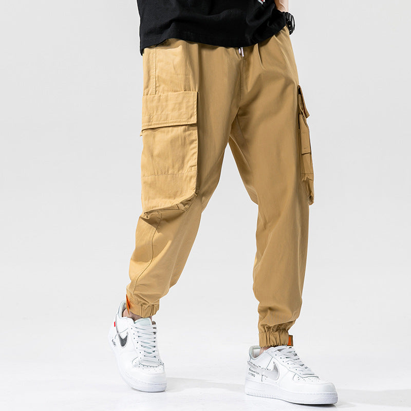 Men's Spring plus Size Sports Loose Men's Casual Pants Trousers Men's Men Cargo Pant