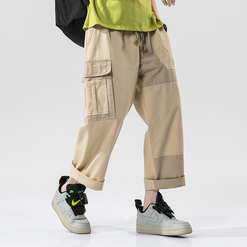 Men's Spring and Autumn Large Size Retro Sports Loose Men's Casual Pants Men Cargo Pant
