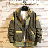 Men's Spring and Autumn Large Size Retro Sports Loose Jacket Casual Jacket Men's Jacket
