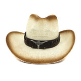 Wester Hats Western Straw Cowboy Hat Beach Hat Outdoor Seaside Sun Visor