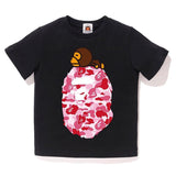 A Ape Print for Kids T Shirt T-shirt Camouflage Shark Short Sleeve