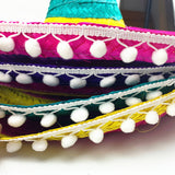 Sombreros Hat Bamboo Straw Hat Colorful Hat Party Straw Hat