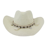 Wester Hats Western Straw Cowboy Hat Hat Outdoor Seaside Beach Hat Sun Visor