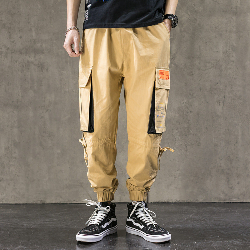 Men's Spring plus Size Retro Sports Loose Men's Casual Pants Trousers Men Cargo Pant
