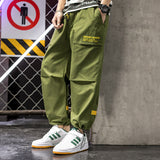 Men's Spring plus Size Retro Sports Loose Casual Pants Trousers Men's Cargo Pant