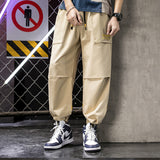 Men's Spring plus Size Retro Sports Loose Casual Pants Trousers Men's Cargo Pant