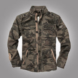 Camouflage Varsity Jacket Tooling Multi-Pocket Baggy Coat