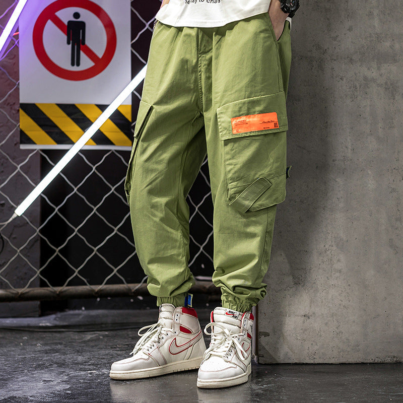 Men's Spring plus Size Retro Sports Loose Men's Casual Pants Men Cargo Pant