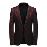 Mens Black Suit Casual Suit Men's Spring Trend Small Suit Men's Slim Fit Coat Men's Clothing