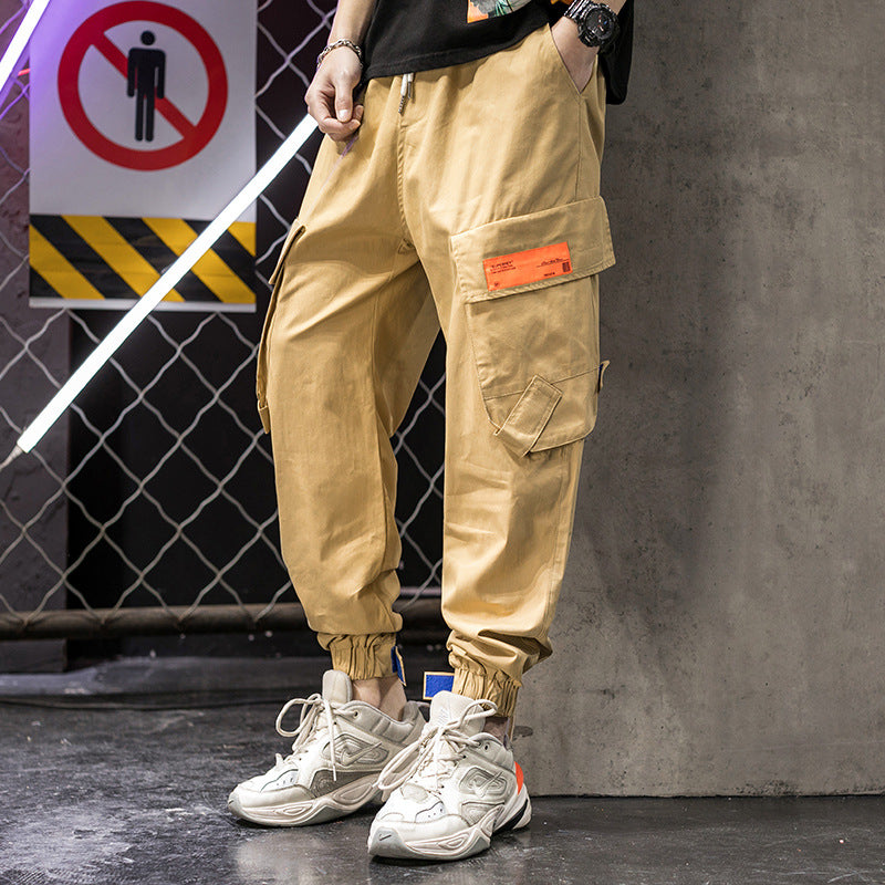 Men's Spring plus Size Retro Sports Loose Men's Casual Pants Men Cargo Pant