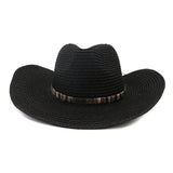 Wester Hats Beach Hat Sun Hat Western Straw Cowboy Hat Women's Big Brim Sun Protection Hat