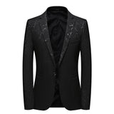 Mens Black Suit Casual Suit Men's Spring Trend Small Suit Men's Slim Fit Coat Men's Clothing