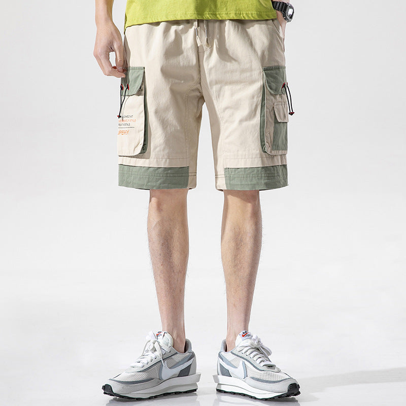 Men's Summer Large Size Loose Sports Shorts Casual Multi-Fifth Pants Men Cargo Pant
