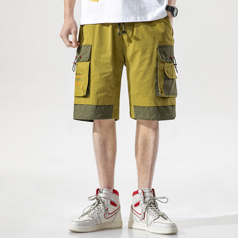 Men's Summer Large Size Loose Sports Shorts Casual Multi-Fifth Pants Men Cargo Pant