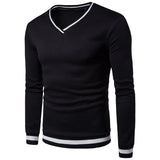 Spring and Autumn Black and White Color Matching Large Size Retro Sports Coat Men's Casual Sweatshirt Men Spring Hoodie