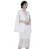 Women Skirt & Blzer Suit Uniform Designs Formal Style Office Lady Bussiness Attire Lace Dress Set