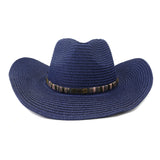 Wester Hats Beach Hat Sun Hat Western Straw Cowboy Hat Women's Big Brim Sun Protection Hat