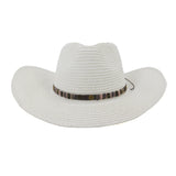 Wester Hats Beach Hat Sun Hat Western Straw Cowboy Hat Women's Big Brim Sun Protection Hat