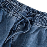Solid Color Jeans Men's plus Size Retro Sports Trousers Loose Trousers Men's Clothing Men Denim Pants