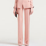 Women Pant Suit Uniform Designs Formal Style Office Lady Bussiness Attire Pink Suit Business Suit