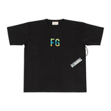 Fog Fear Of God Essential Tshirt Fog FG Letter Short Sleeve High Street Tshirt Loose Trendy Plus Size Retro Sports Casual Fashion Essl