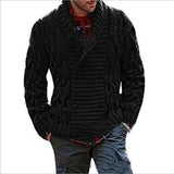 mens chunky knit Men Sweats European and American Men's Knitted Cardigan Sweater
