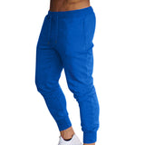 Men Sweatpants Men's Casual Solid Color Drawstring Slim Fit Ankle Tight Trousers plus Size Loose
