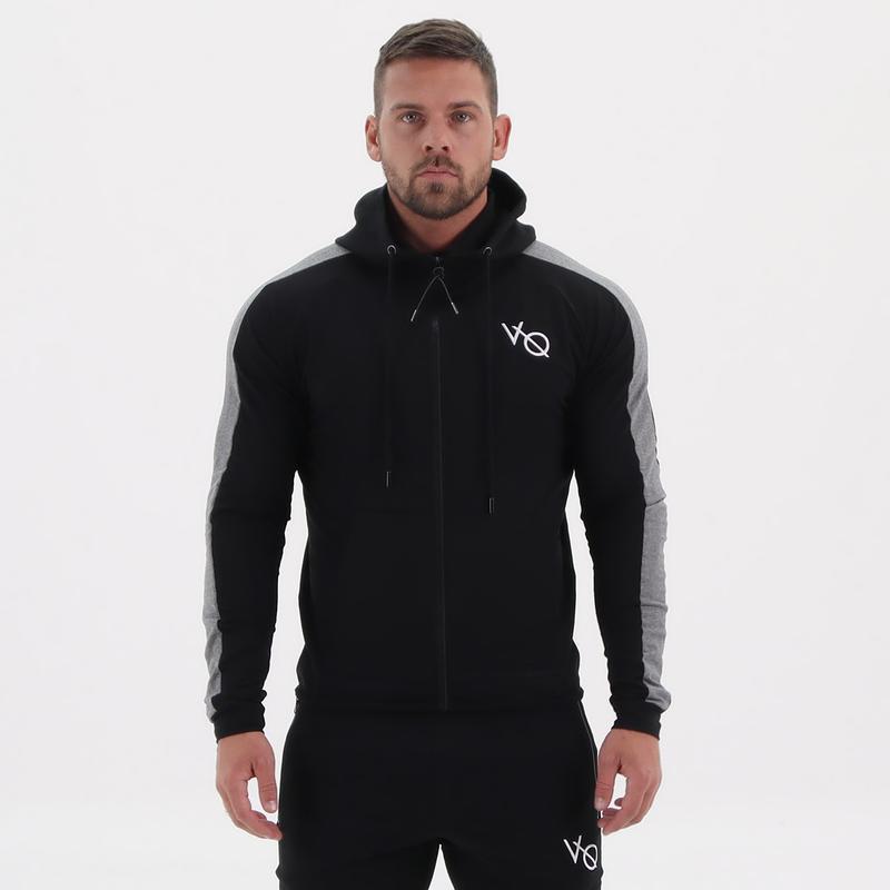 Gyms Fitness Men Sports Hoodie Bodybuilding Workout Jogging Men's Athletic Sweatshirts Spring and Autumn Sports Casual Running Sweatshirt Running Fitness Long Sleeve Jacket