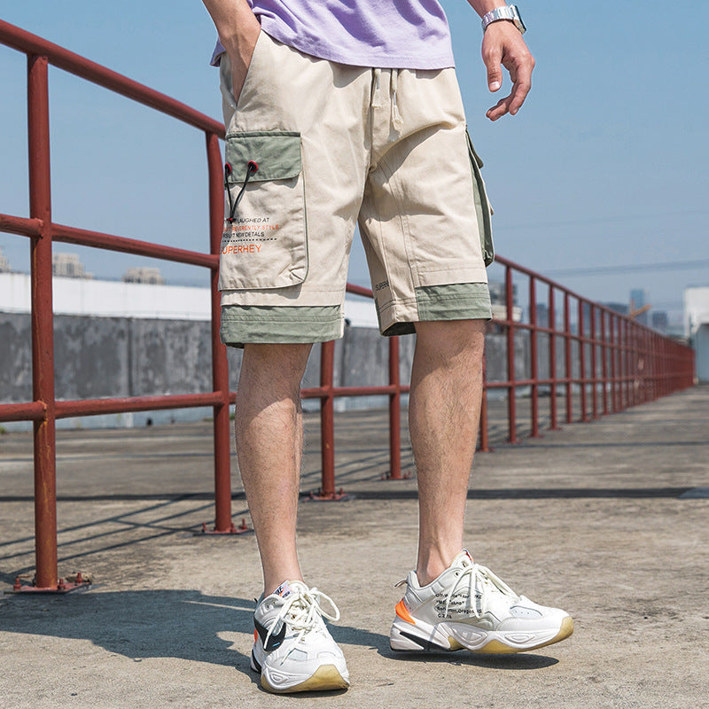 Men's Summer New Shorts Casual plus Size Retro Sports Beach Pants Loose Fifth Pants Men's Summer Trousers