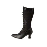 Coachella Cowboy Boots High Leg Boot Wine Glass Lace Lace-up