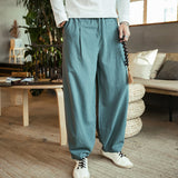 Linen Pants Straight Leg Pants Summer Casual Trousers Loose