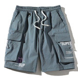 Men's Summer plus Size Vintage Sports Shorts Casual Loose Cropped Pants Men's Summer Trousers