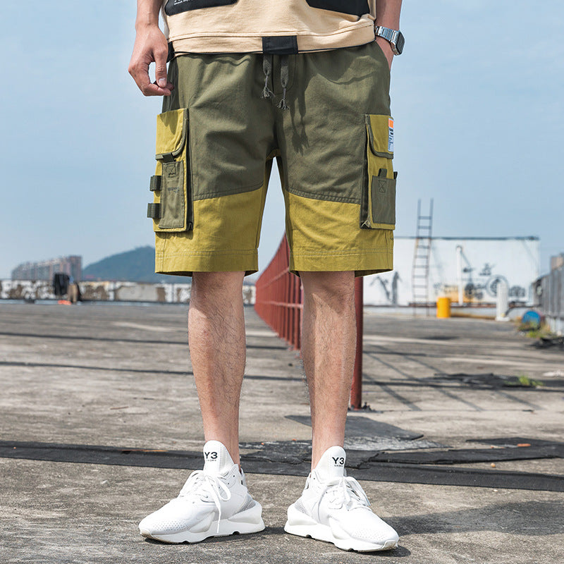 Men's Summer Large Size Retro Sports Shorts Men's Casual Loose Fifth Pants Men's Summer Trousers
