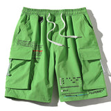 Men's Summer plus Size Beach Pants Shorts Men's Casual Loose Letter Shorts Men's Summer Trousers