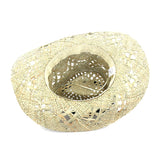 Wester Hats Hand-Knitted Western Cowboy Hat Natural Grass Straw Hat Sun Hat