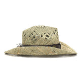 Wester Hats Grass Hand-Knitted Western Cowboy Hat Straw Hat Sun Hat